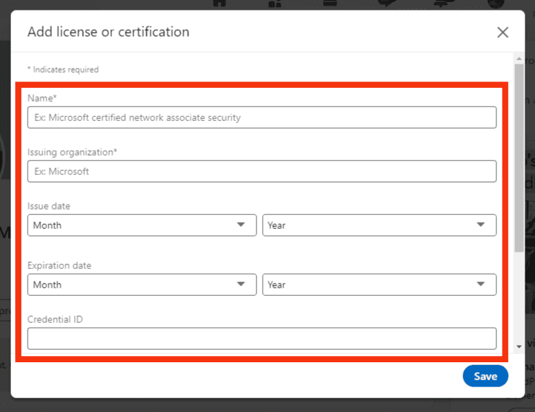 Fill In The Fields With Your Mba Details