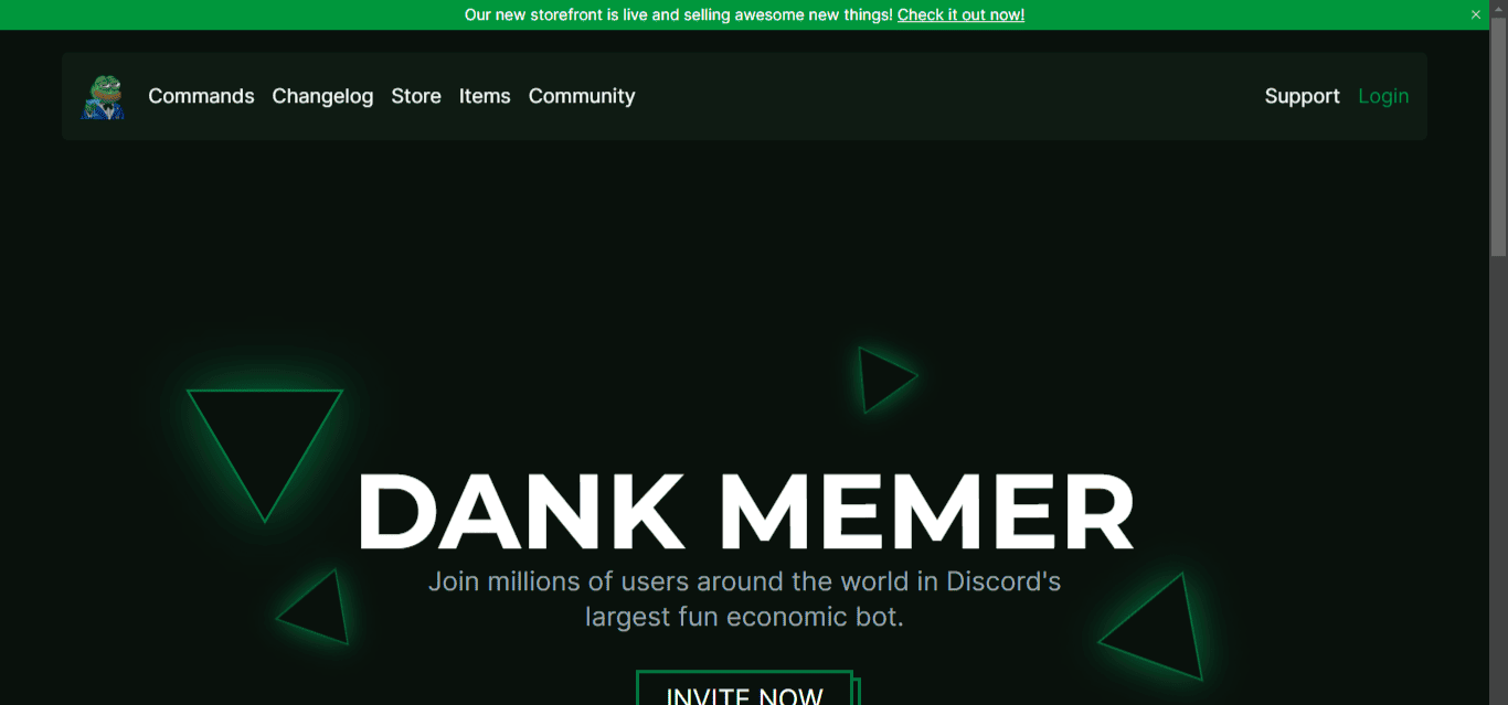 Go To The Dank Memer Link