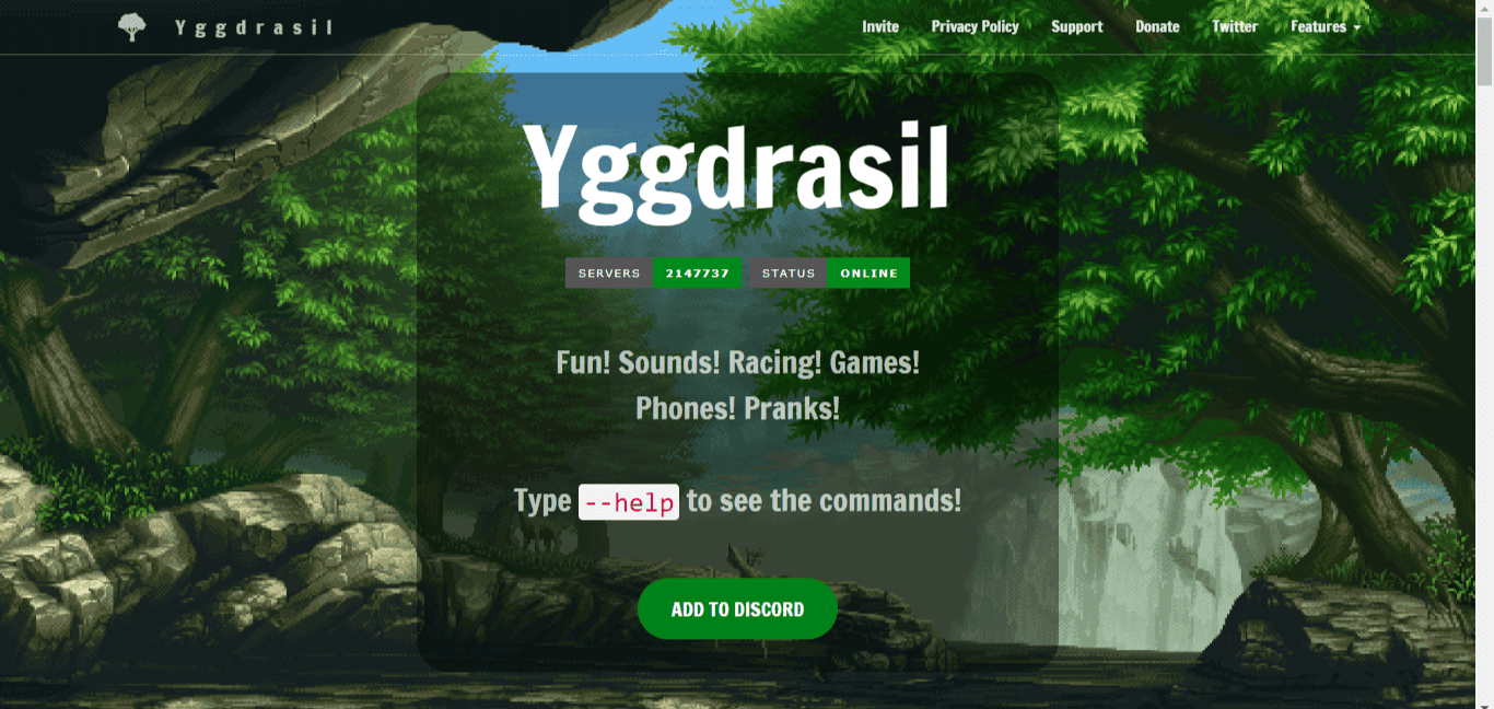 Go To The&Nbsp;Official Website Of The Yggdrasil Bot