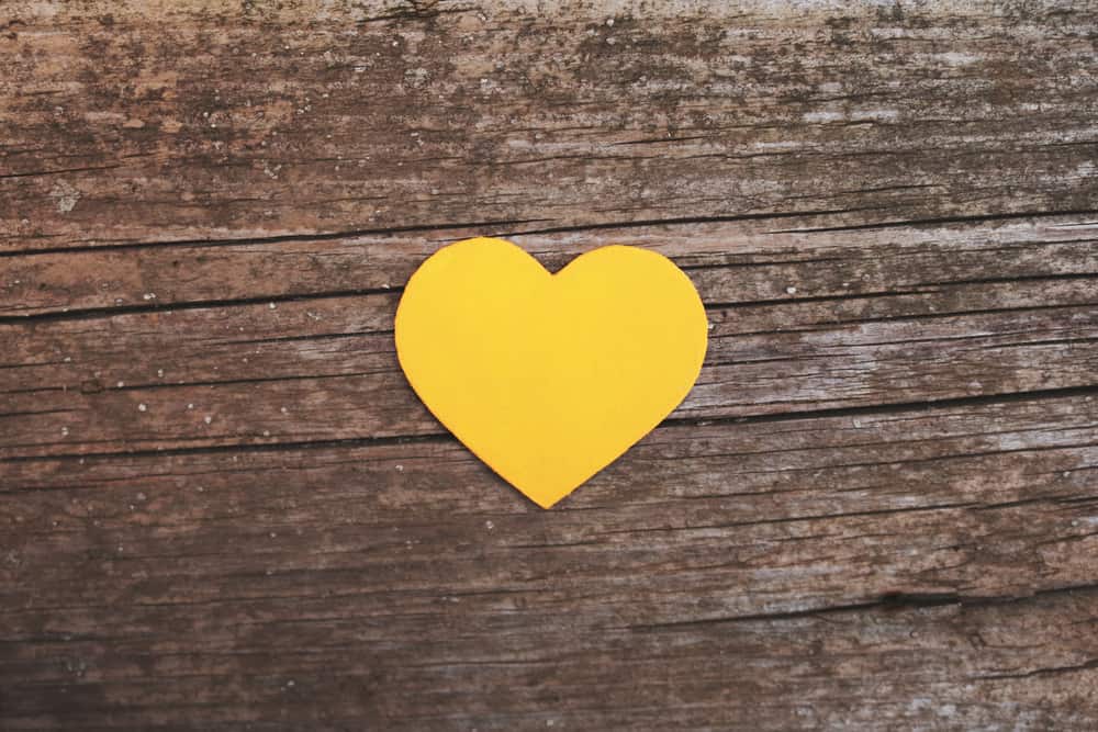 yellow heart  widgetopia homescreen widgets for iPhone  iPad  Android