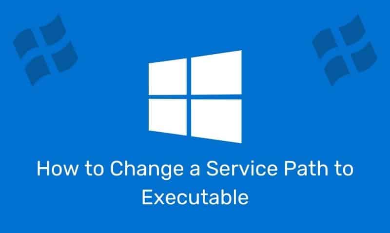 How To Change A Service Path To Executable
