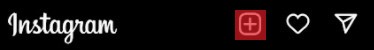 A Plus Icon On Instagram Mobile App