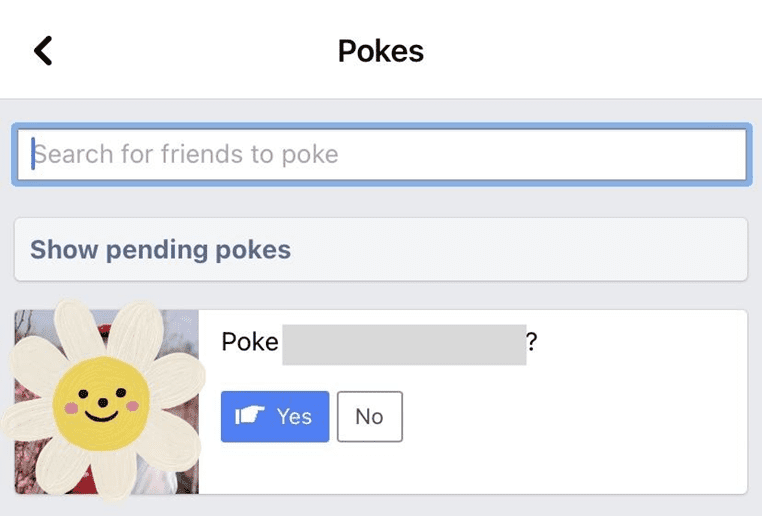 Search For A Friend To Poke