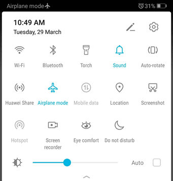 Airplane Mode On Android