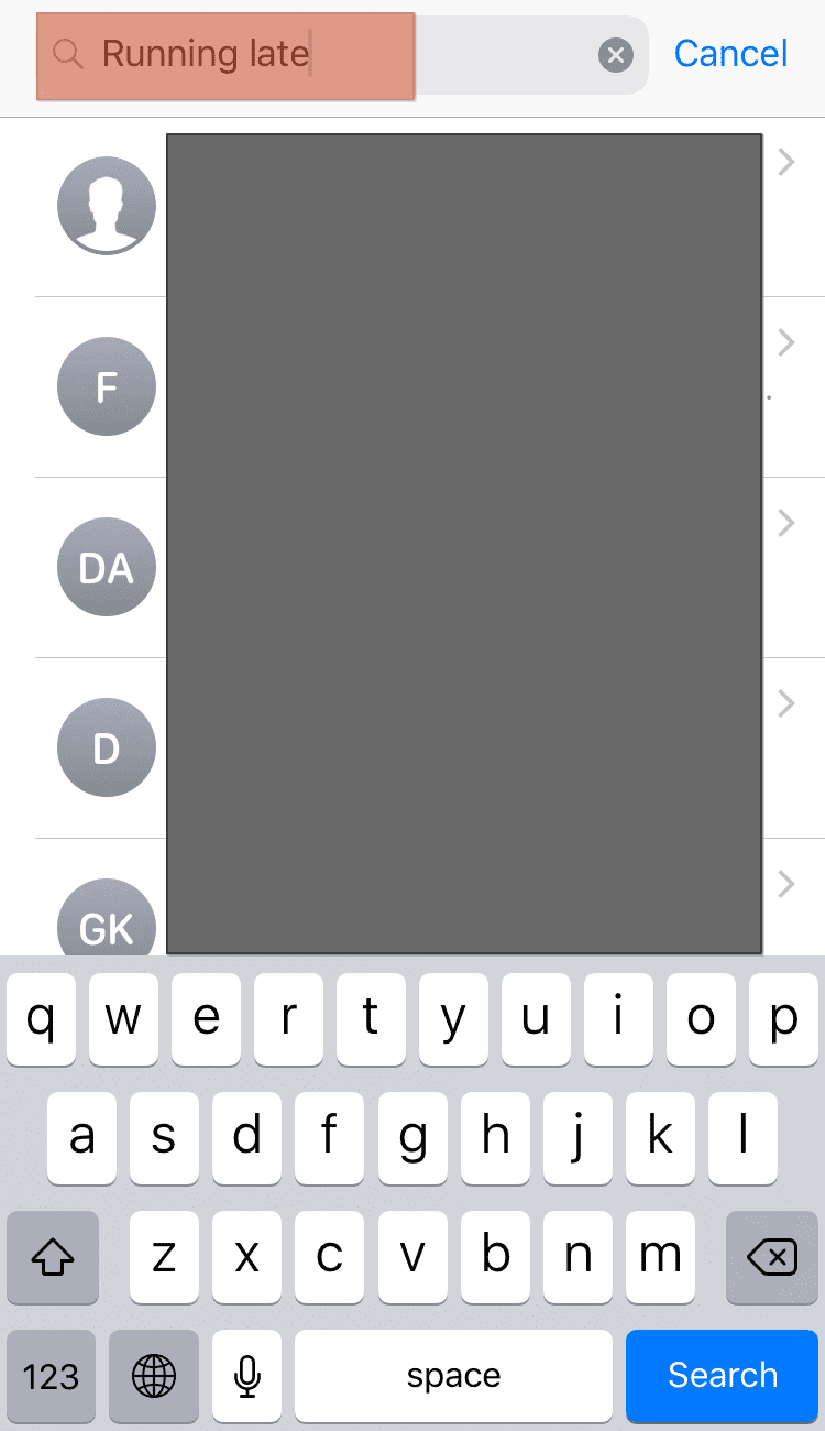 Imessage Search Keywords