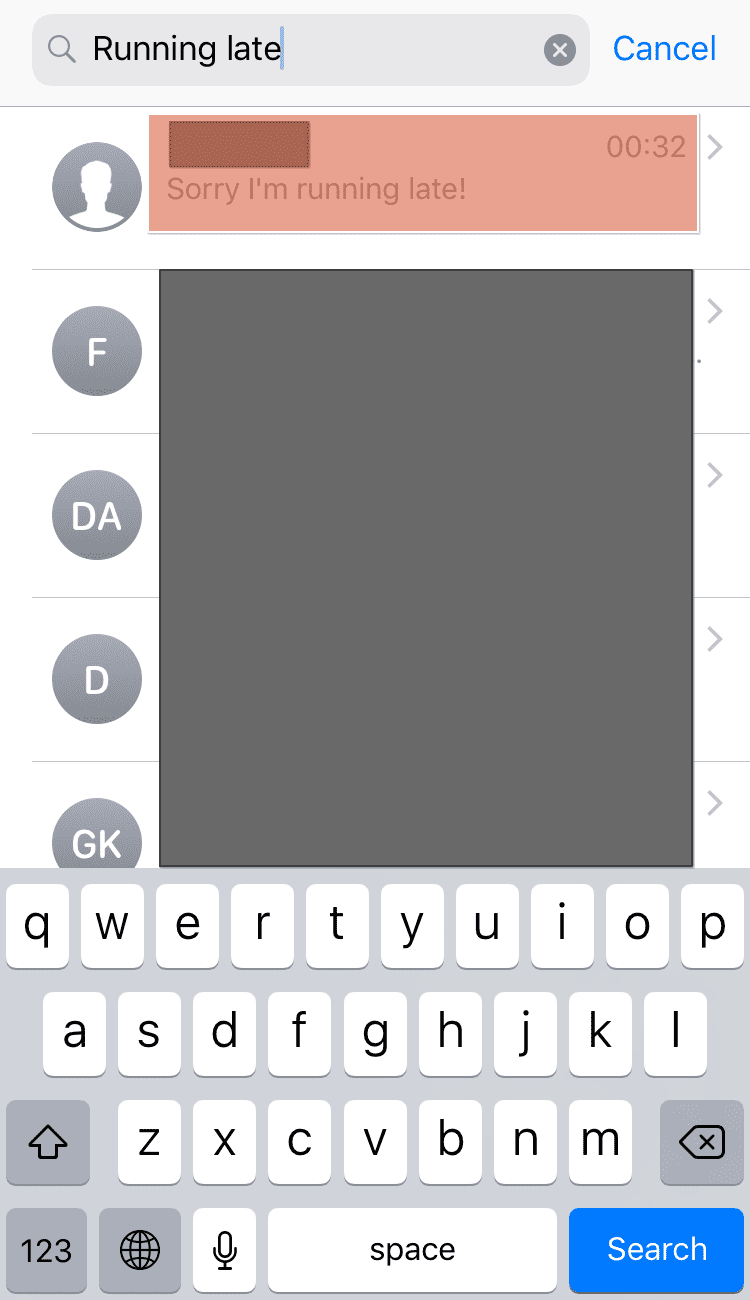 Imessage Search Results