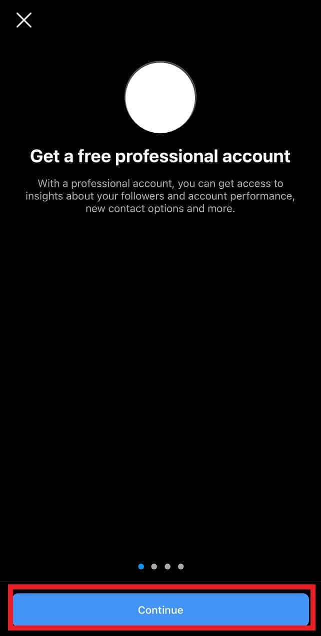 Instagram Switch To Professional Account
