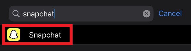 Ios Search For Snapchat Settings