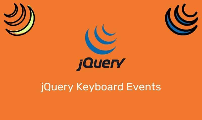 Jquery Keyboard Events