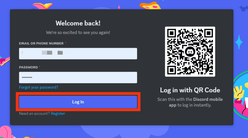 Log In To Your Discord Account