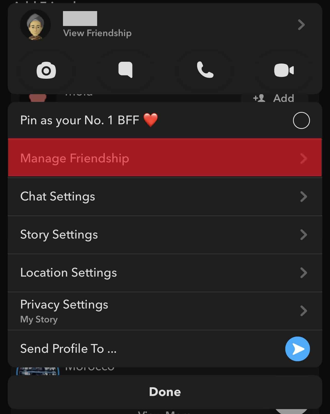 Manage Friendship On Snapchat