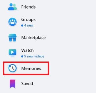 Memories Tab On Facebook