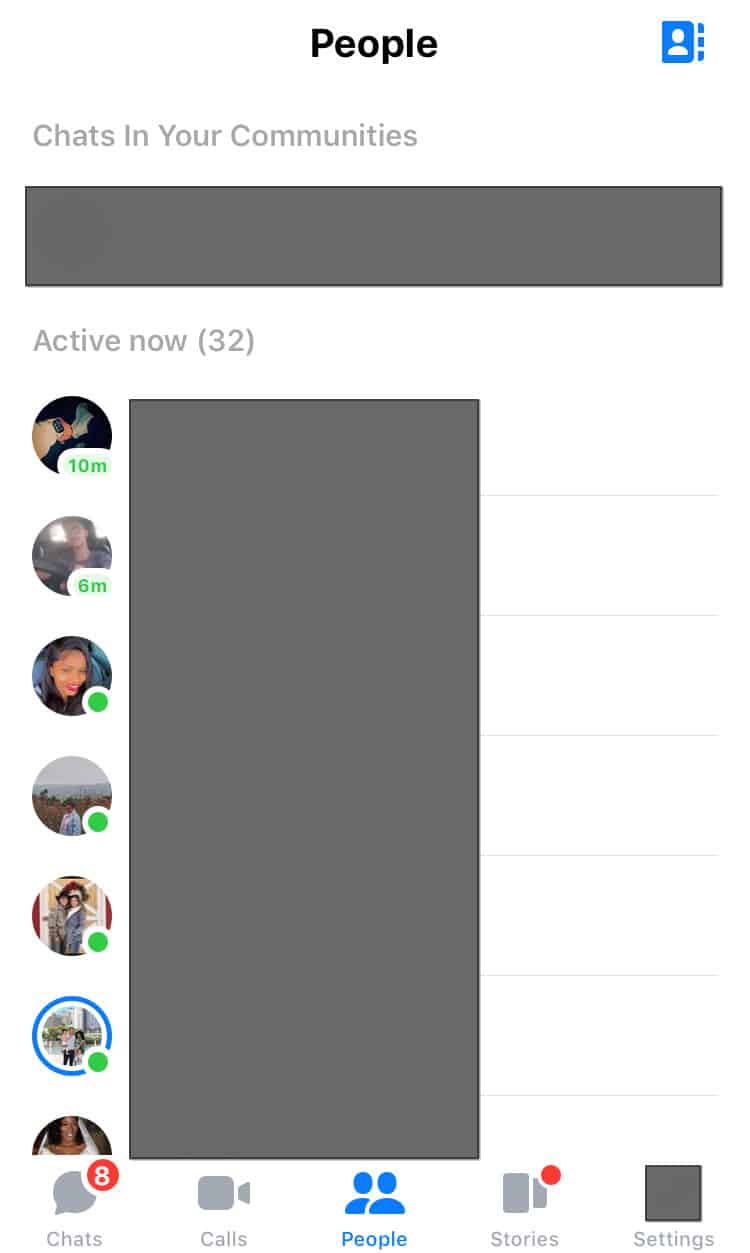 Messenger Active People