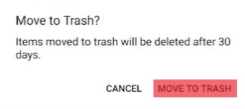 Move To Recycle Bin/Trash