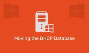 Moving The Dhcp Database