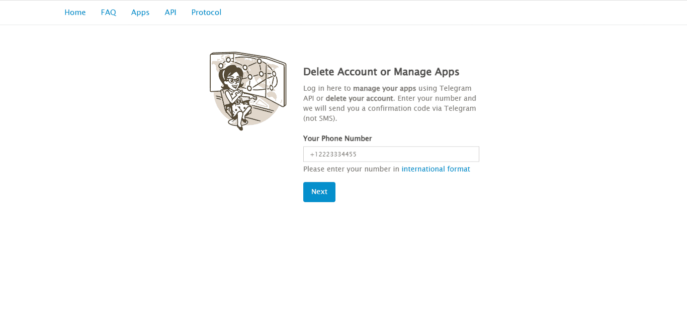 Navigate To Httpsmy.telegram.orgauth