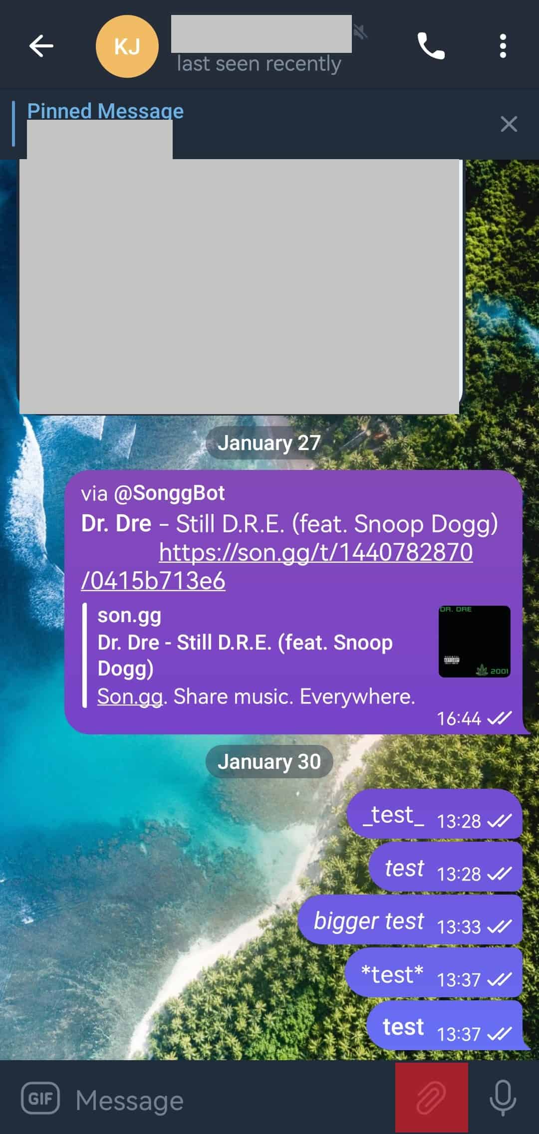 Paperclip Icon On Telegram Android