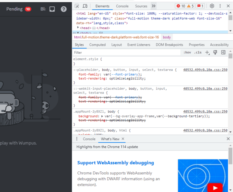 Press The Ctrl + Shift + I Keyboard Keys Simultaneously To Open The Developer Tools