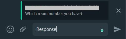 Response On Whatsapp Web