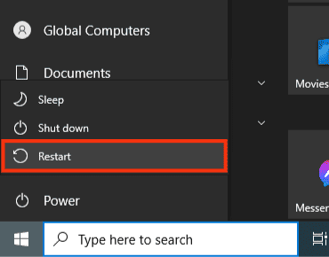 Restart Your Pc