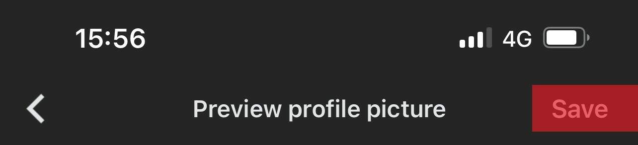 Save To Set Profile Picture In Facebook App