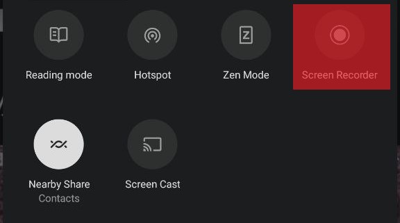 Screen Recorder On Android Device