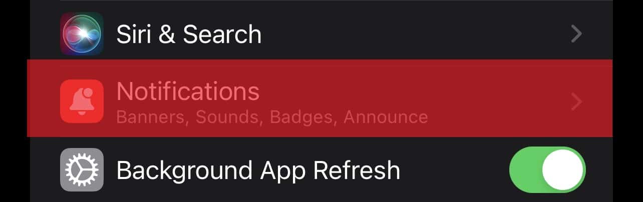Select Notifications