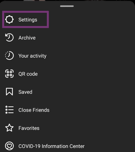 Select Settings