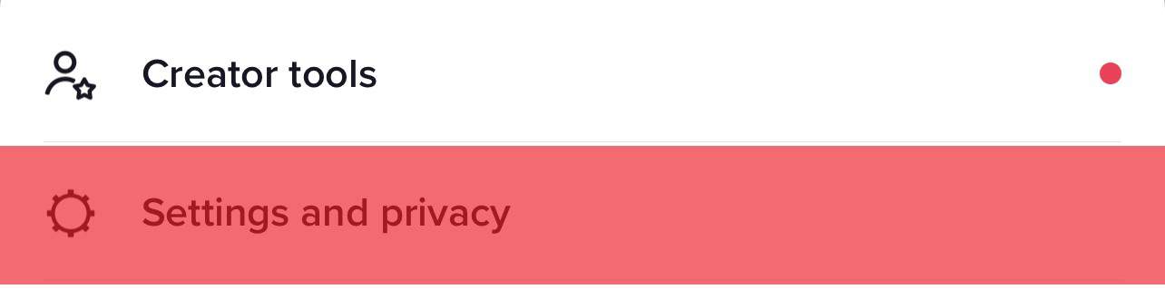 Select Settings And Privacy