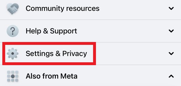 Settings And Privacy Facebook
