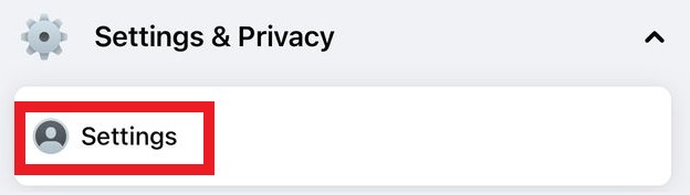 Settings And Privacy Submenu Facebook