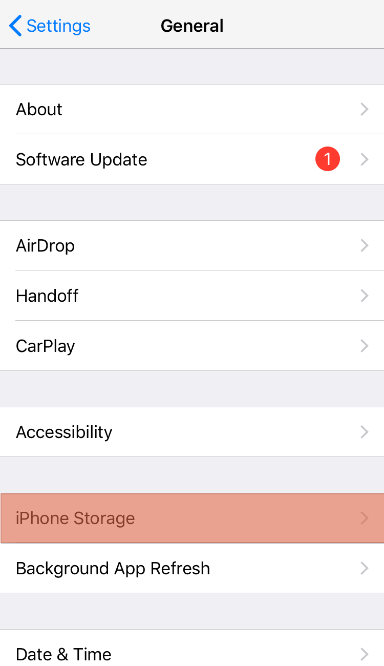 Settings Storage