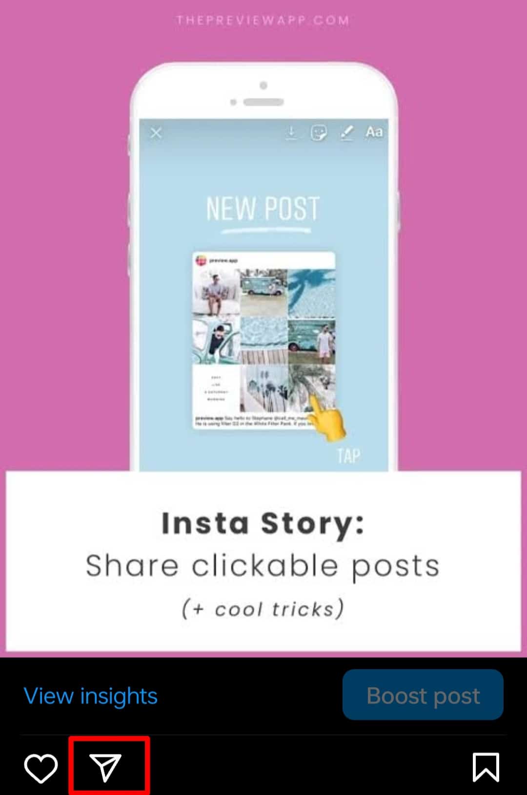 Share Your Post Using Direct Sharing Option Instagram