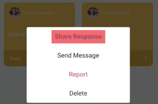 Share Response