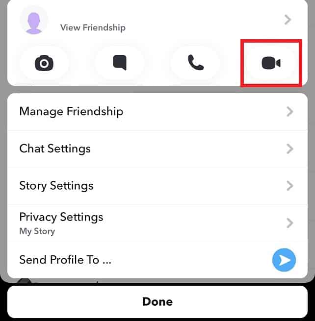 Snapchat Video Call Feature
