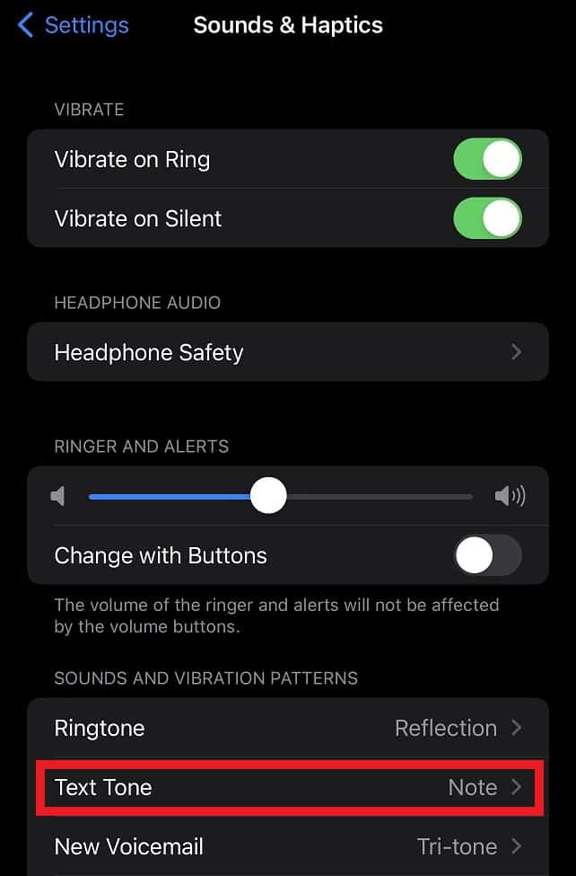 Sound & Haptics iPhone