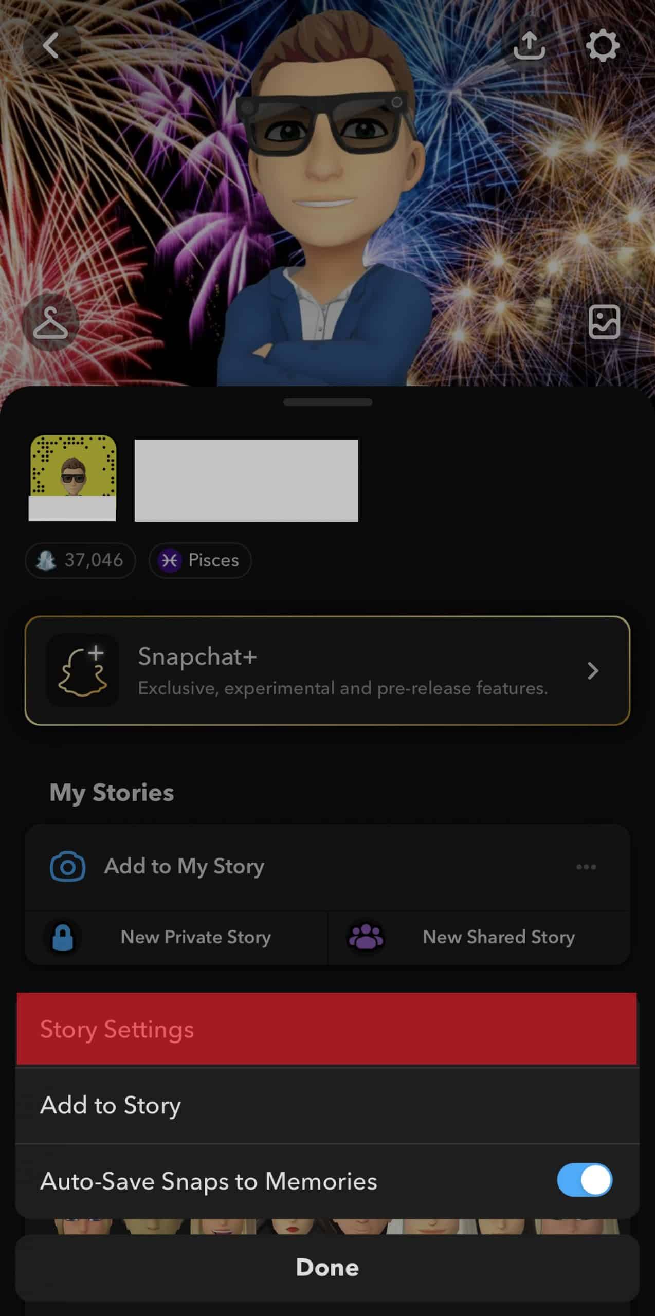 Story Settings On Snapchat Profile