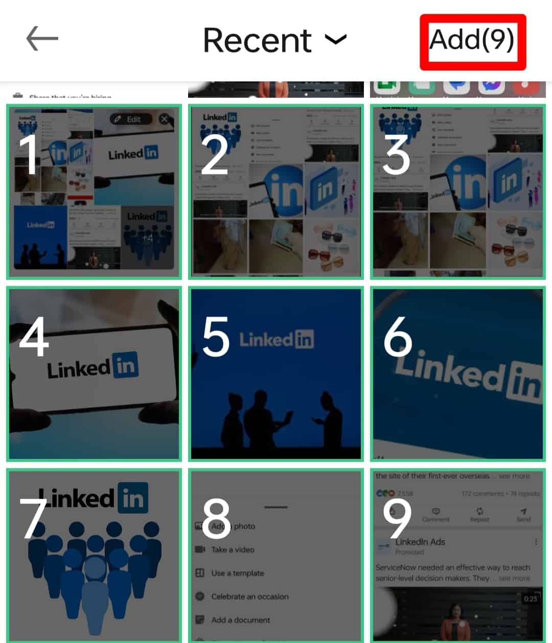 Tap Add In The Top Right Corner Linkedin