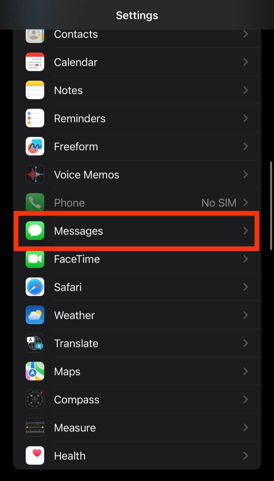 Tap On Messages