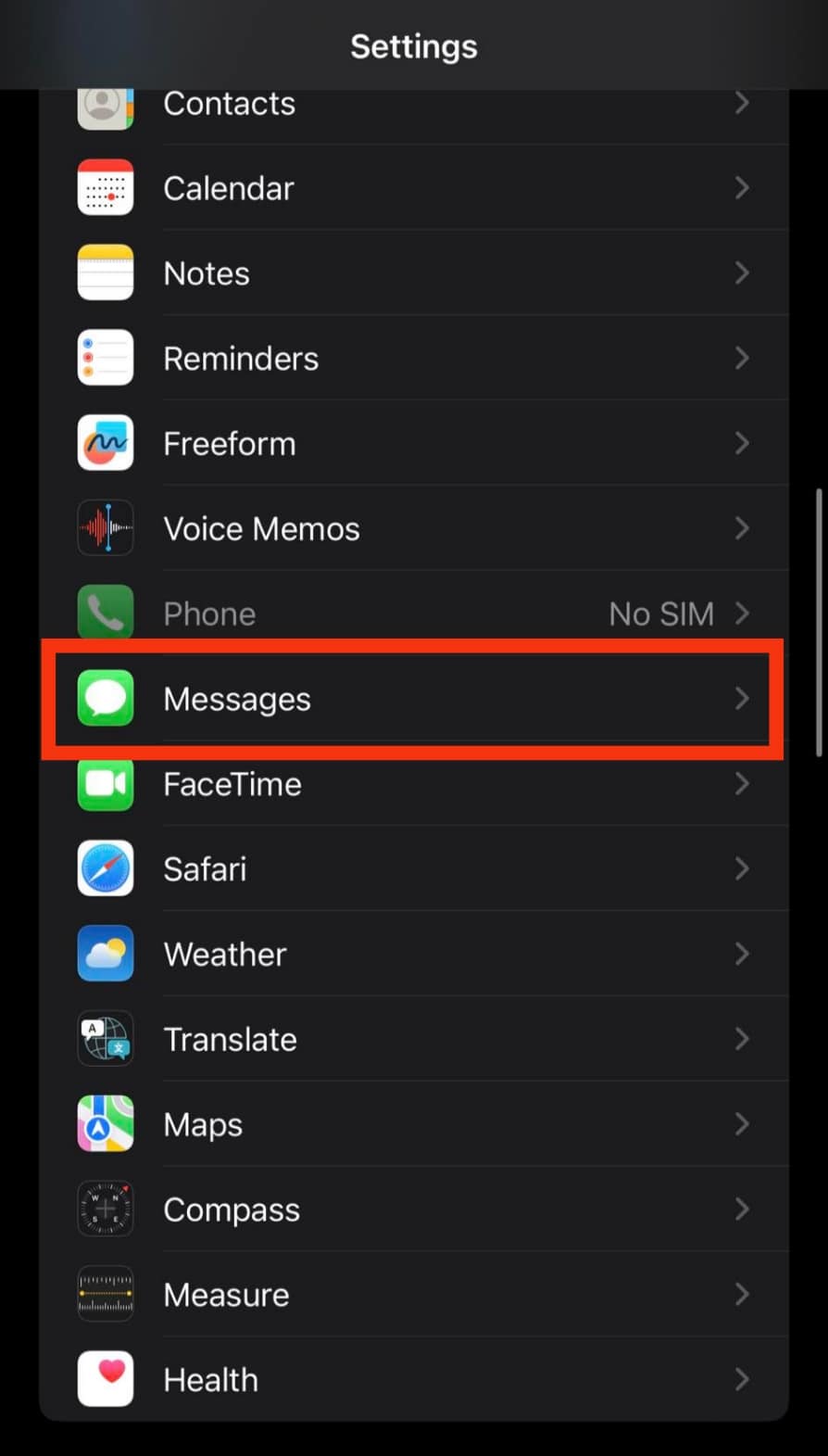 Tap On Messages