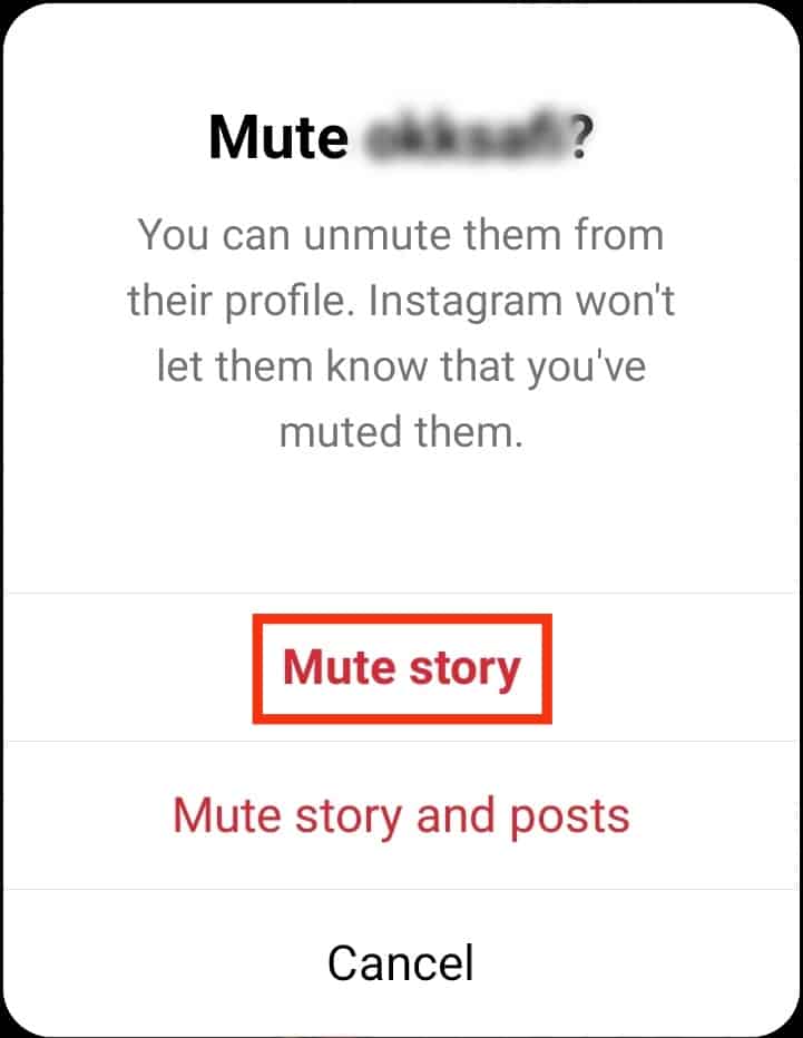 Tap On Mute Story