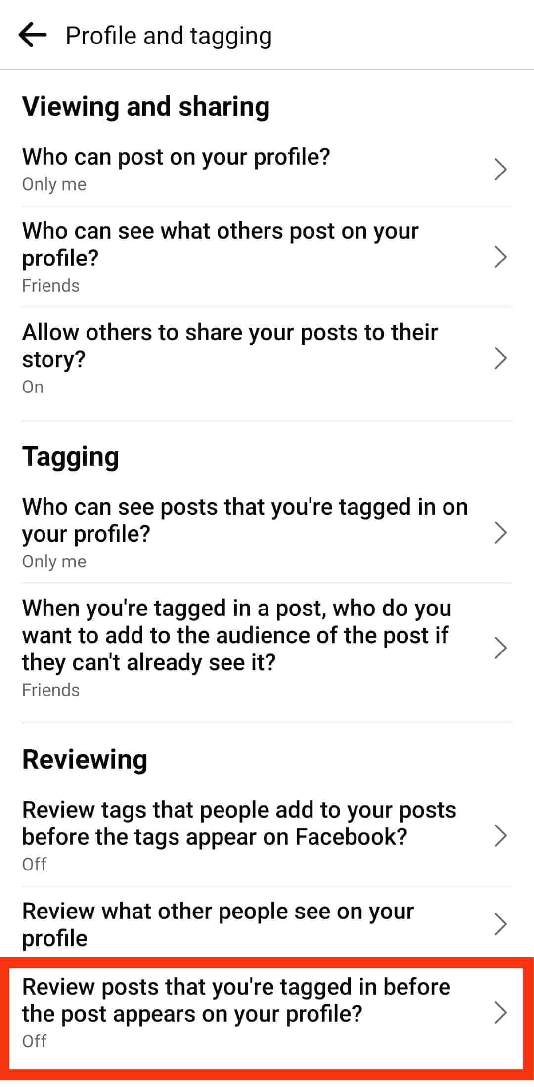 Tap On Review Posts That You're Tagged In Before The Post Appears On Your Profile