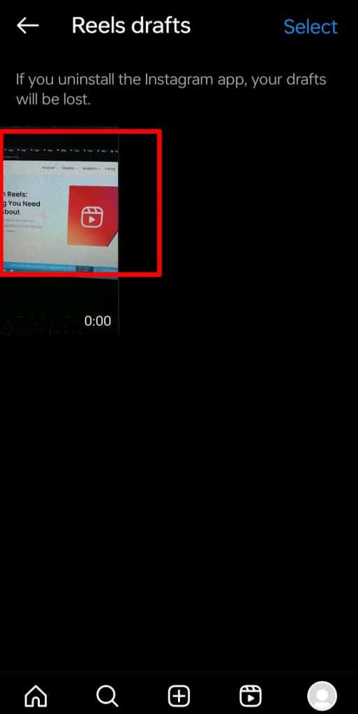 Where Are Drafts in Instagram Reels? ITGeared