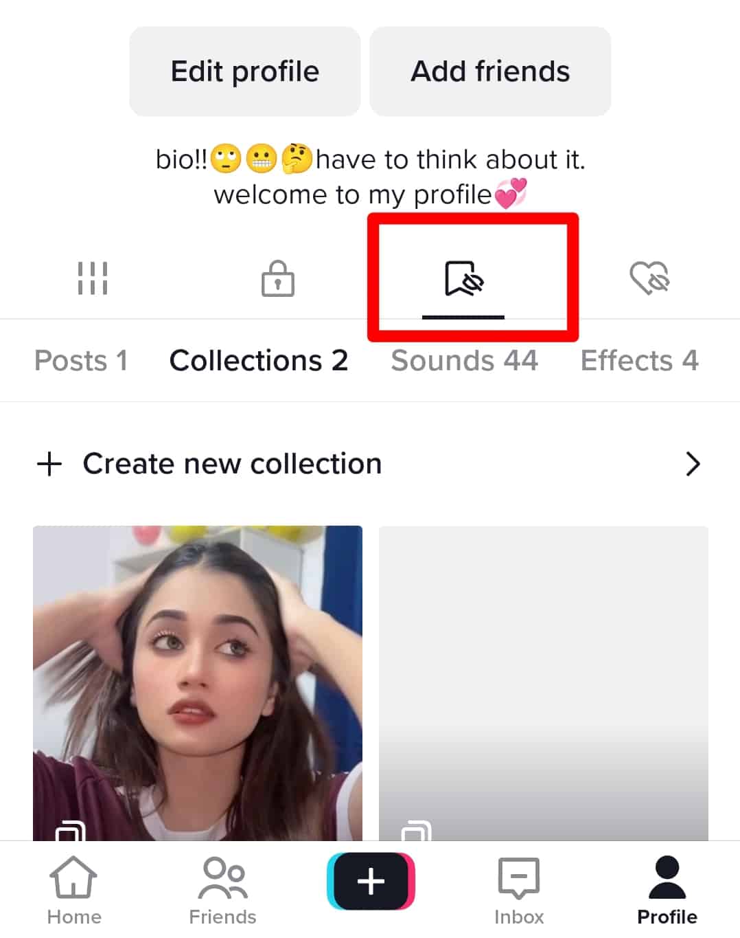 Tap On The Favorites Icon Below Edit Profile Tiktok