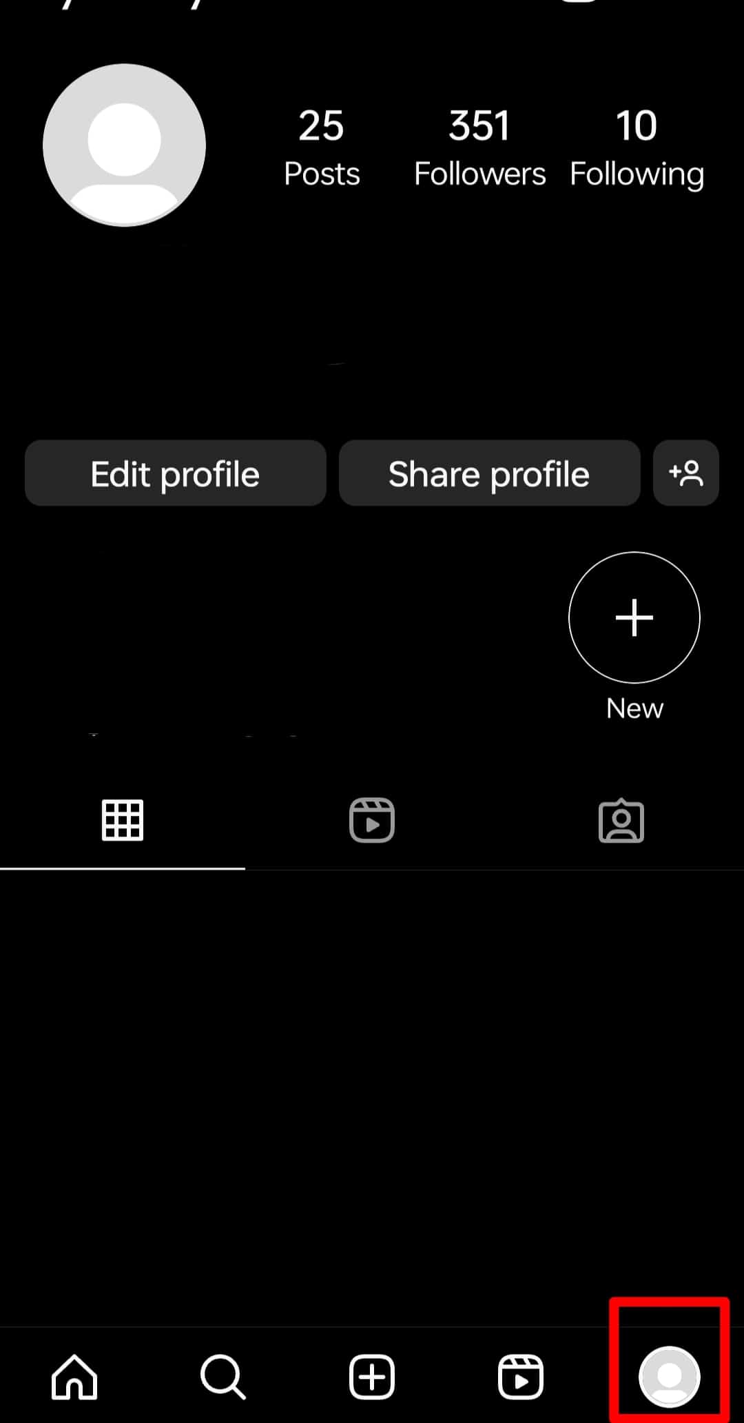 Tap The Profile Icon Instagram