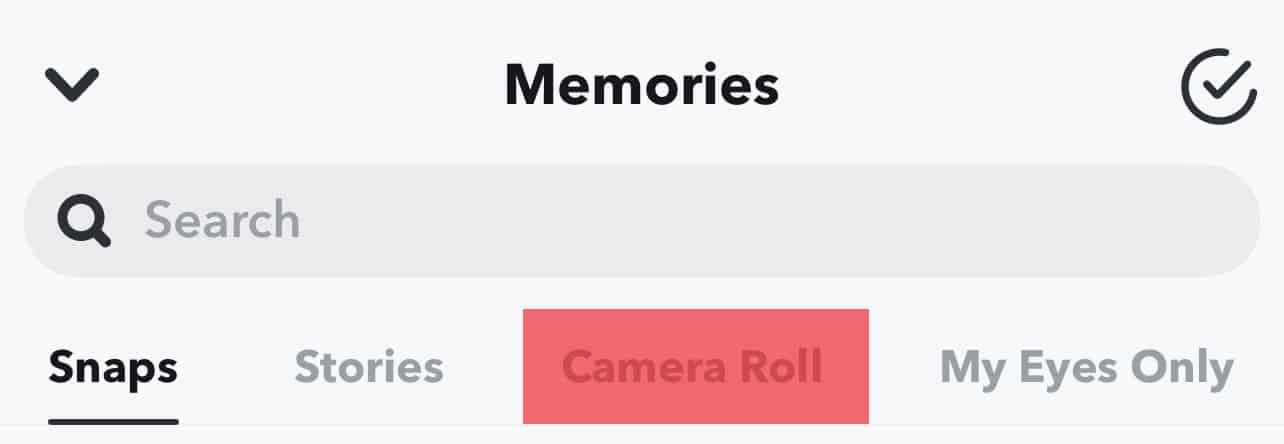 Choose Camera Roll