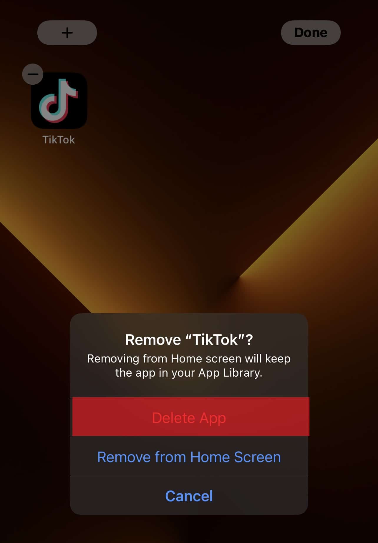 Tap Delete App