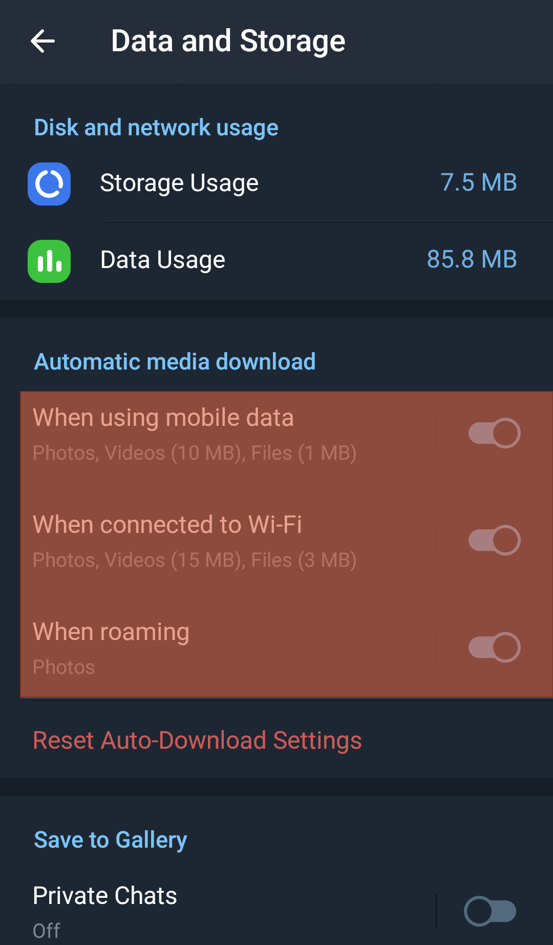 Telegram Auto Download Android
