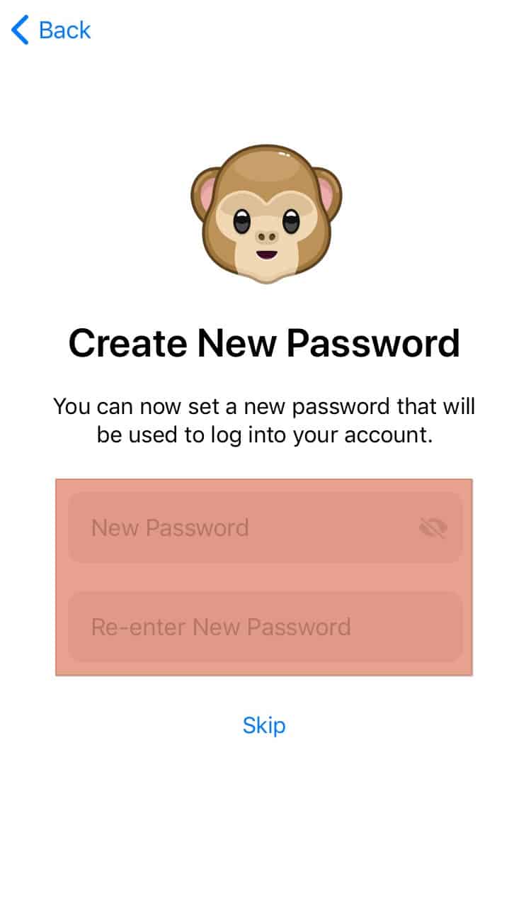 Telegram Create New Password