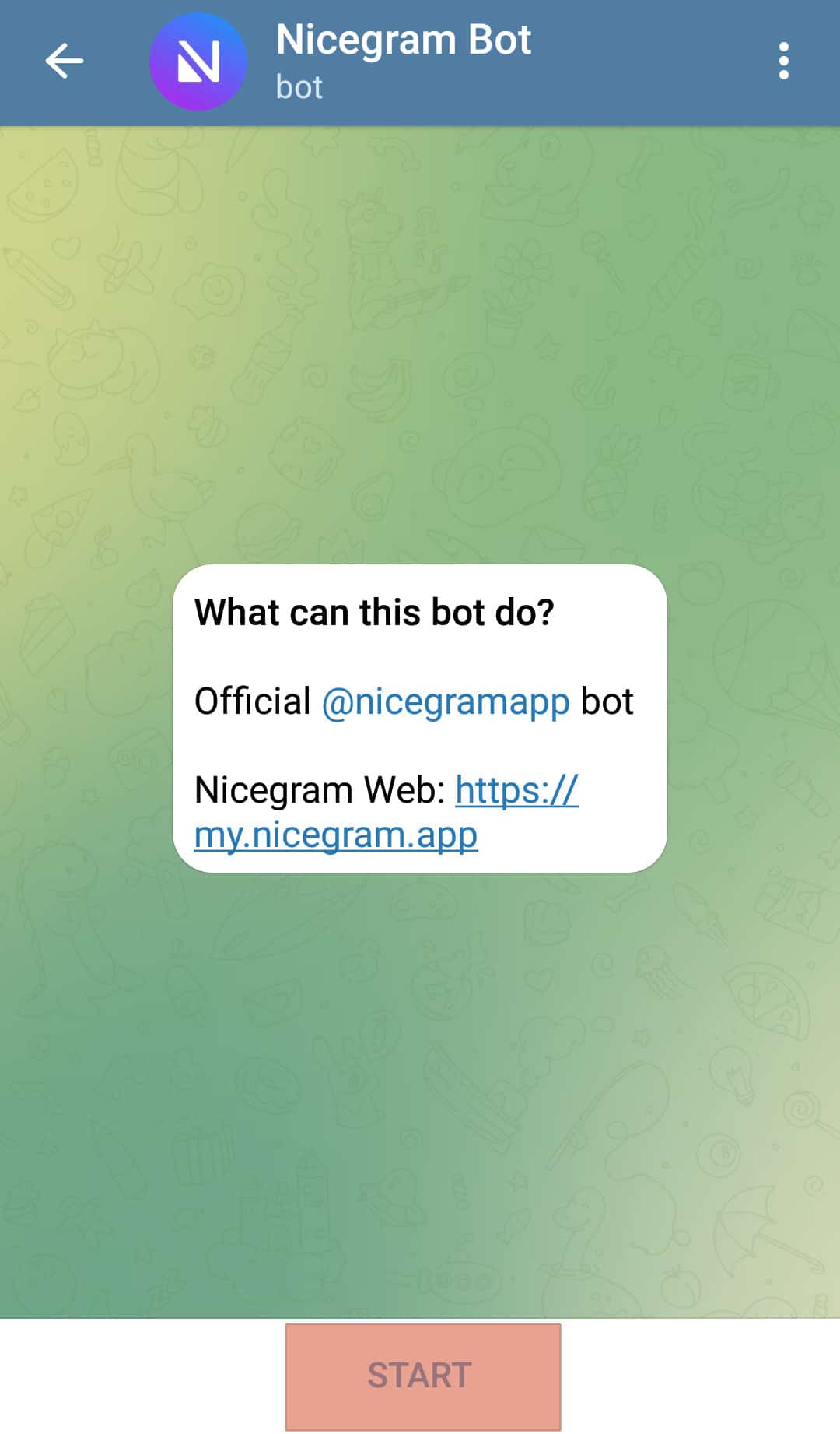 Telegram Nicegram Bot Start 1